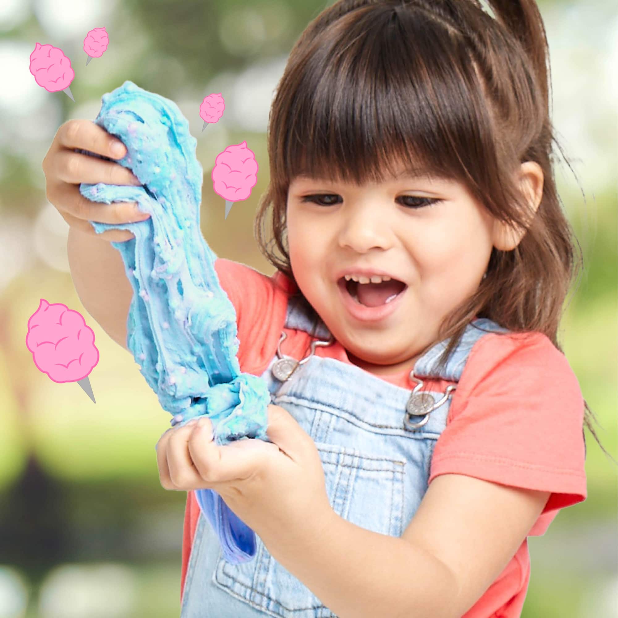 Bluey Blueberry-Scented Cloud Slime with Foam Balls